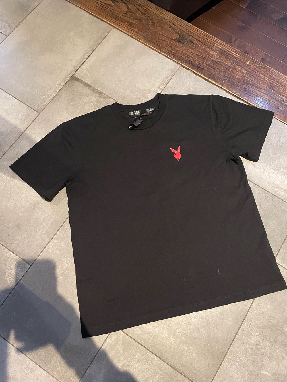 VLONE playboy Men's Black Tee